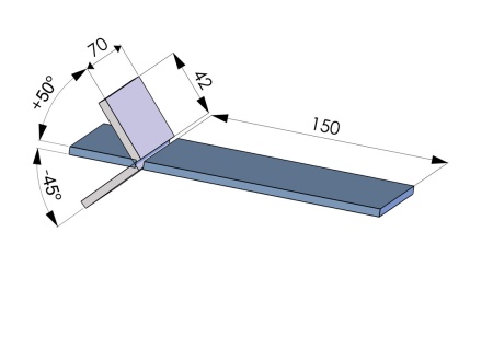 Кушетка BTL-1300 2х секционная